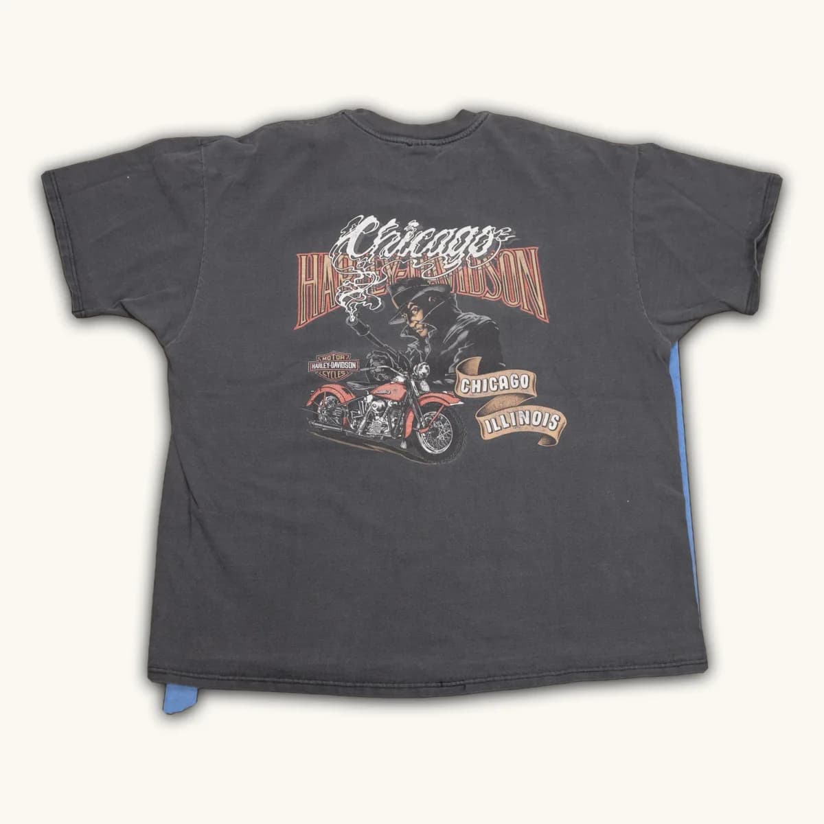 1998 Chicago Gangster Eagle Flag Harley Davidson alternate view