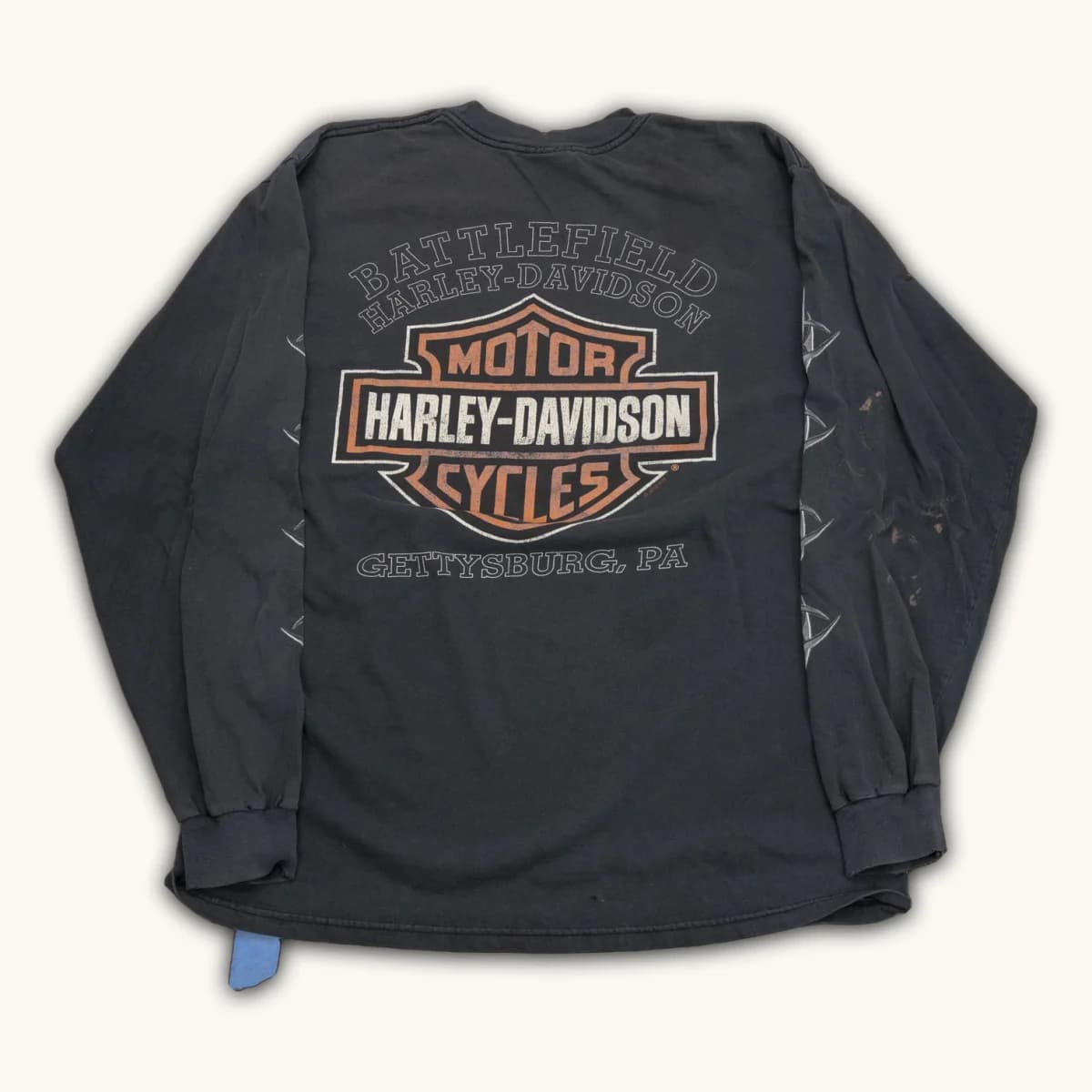 Metallic Tribal Blades Harley Davidson LS alternate view